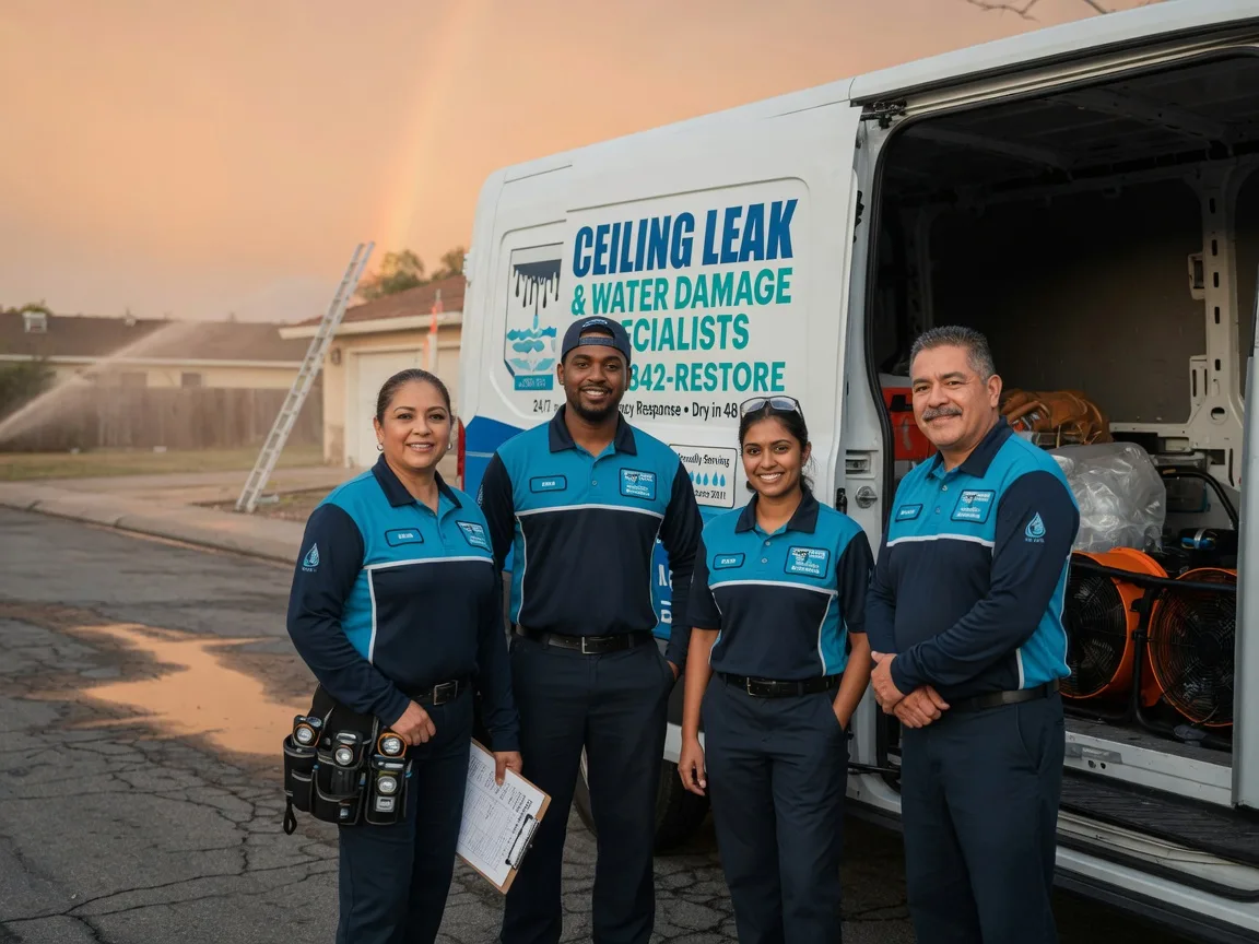 Ceiling Leak Cleanup company in Paradise, TX