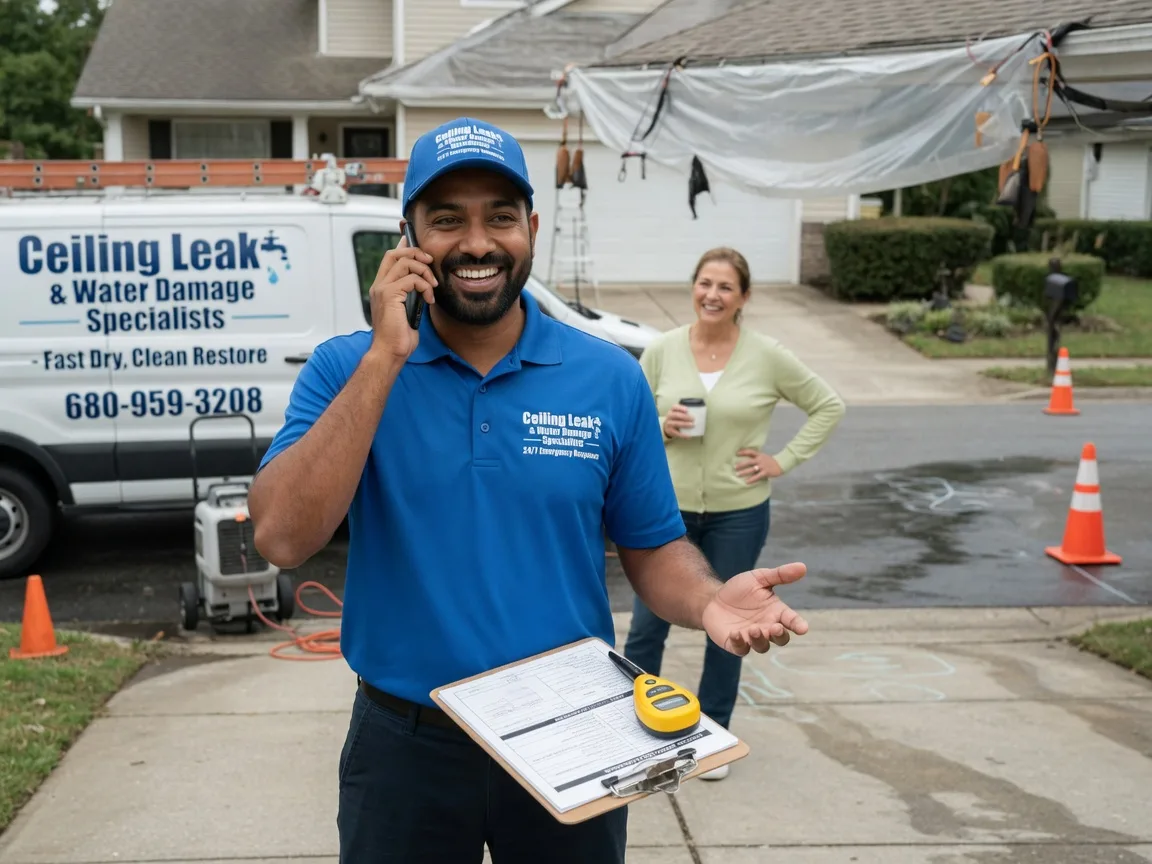 Ceiling Leak Cleanup Paradise, TX FAQs